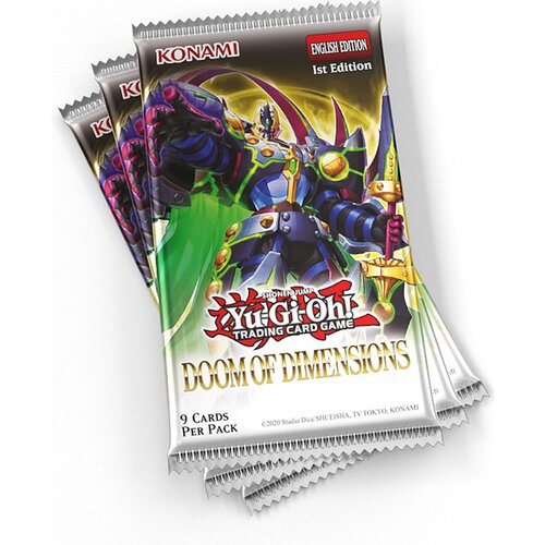 Yugioh Dru&amp;scaron;tvena igra - Yu-Gi-Oh! - TCG Doom Of Dimensions - Booster Pack Slike