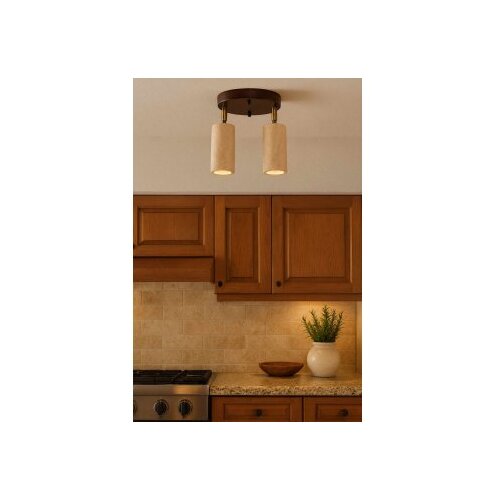Opviq Luster Nur B, IP20, 2 x GU10 Max, 10W, Smeđa Cijene