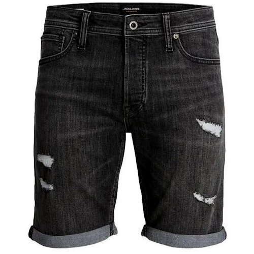 Jack &amp;amp; Jones PANTALON CORTO VAQUERO NEGRO HOMBRE JACK JONES 12224973 Crna Slike