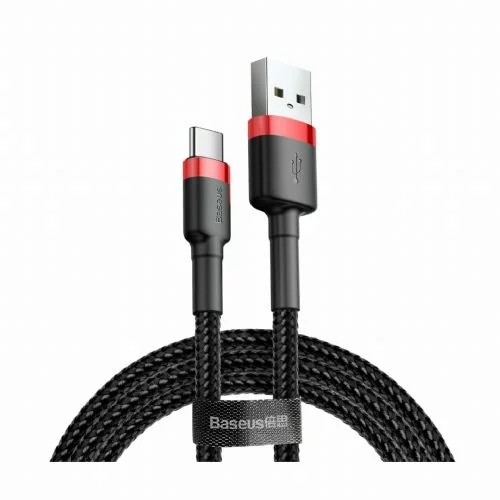 Baseus Kabel USB A-C 2m 2A Cafule rdeč+črn