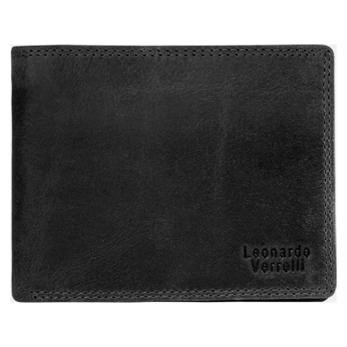 TOSN Moška denarnica Leonardo Verrelli Verst črna