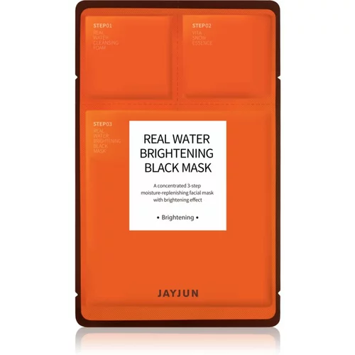 Jayjun Real Water Brightening vlažilna tekstilna maska za osvetlitev kože 1 kos