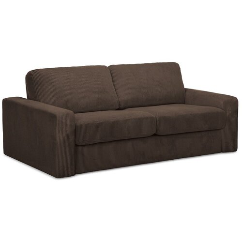 Makamii Smeđa sklopiva sofa od samta 195 cm Nona &amp;ndash; Slike