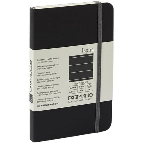  Ispira, notes maki povez, 96 lista, fabriano, odaberite motiv 9x14 dikto crna Slike