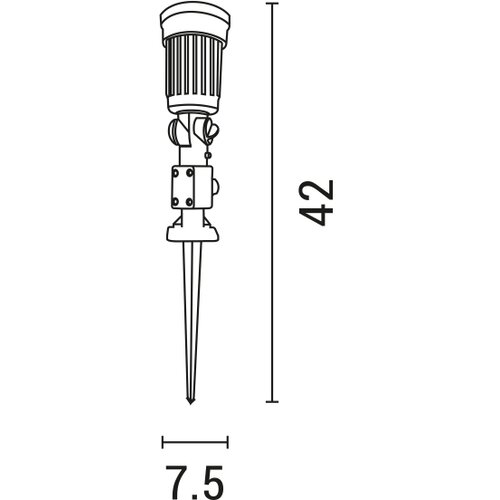  Spolja&amp;scaron;nja lampa 1xE27/15W/230V IP44 crna Slike