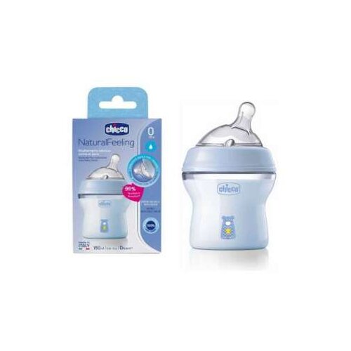  Bocica Natural Feeling 150 ml, 0m+, plava Slike