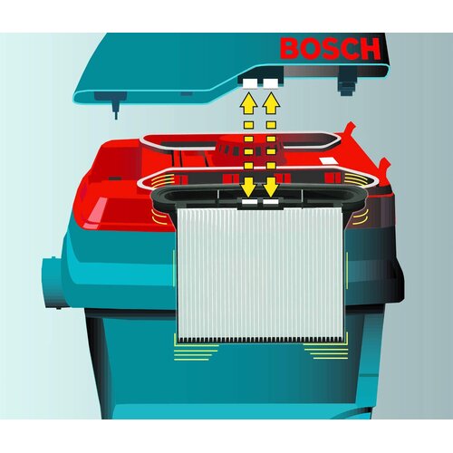 Bosch Professional usisavač za mokro i suho usisavanje GAS 25 L SFC, 1200 W, 25 l, klasa L Slike