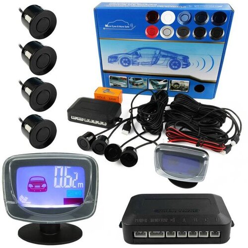 VERK_GROUP Set 12V avto parkirni senzorji LCD – temno modri, (20374681) Cene