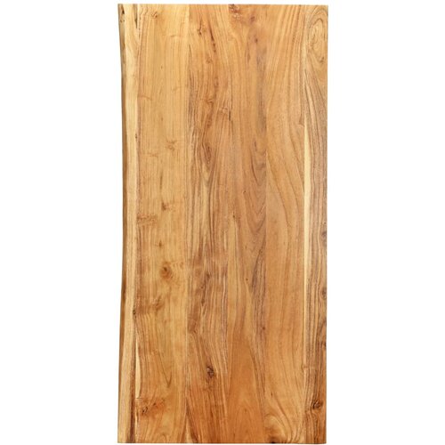 VidaXL Vrh za kupaonski ormarić od bagremovog drva 118 x 55 x 2,5 cm Slike