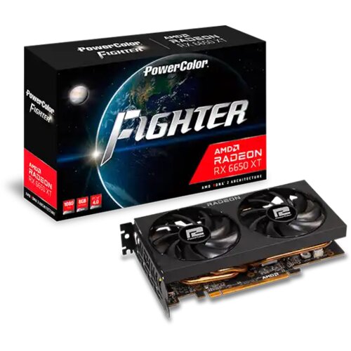 PowerColor grafička karta Fighter AXRX RX6650XT 8G GDDE6 DP*3/HDMI Slike