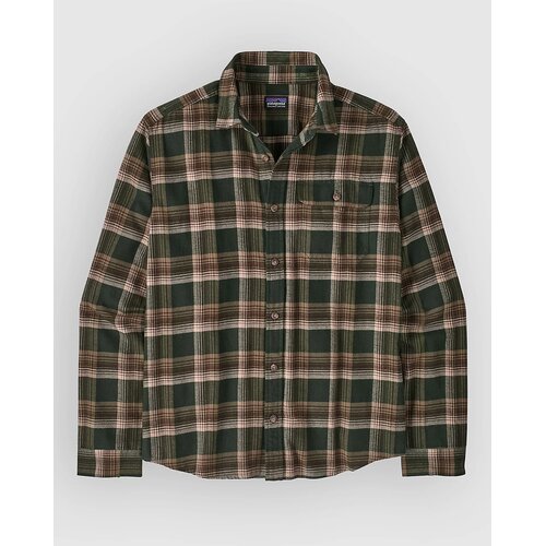 Patagonia LW Fjord Flannel Srajca cozy cabin / treeline green Slike