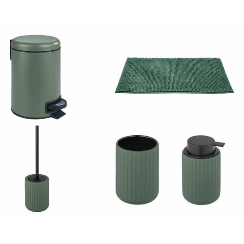 Wenko Zeleni set pribora za kupaonicu Belluno &amp;ndash; Slike