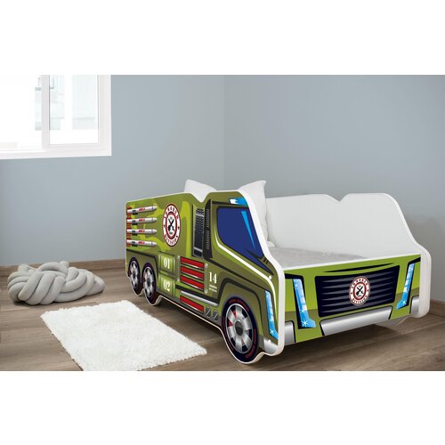  Dečiji Krevet za Dečake 140X70Cm Truck Army Cene