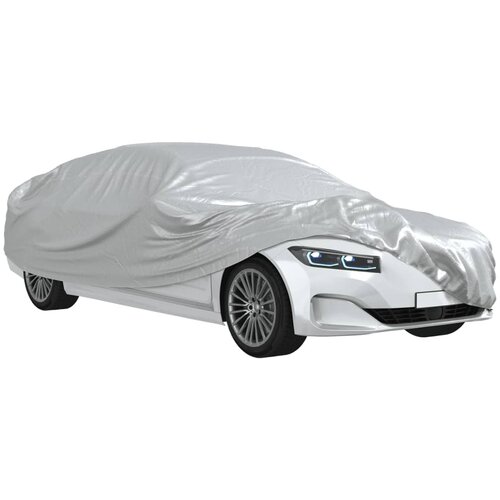  Automobilska navlaka za limuzinu s trakama srebrna XXL PEVA Slike
