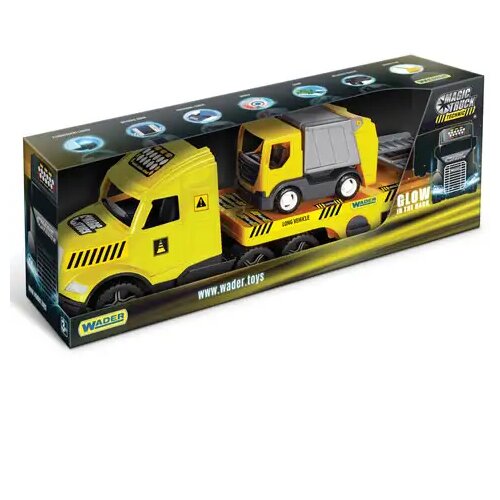 Wader Magic Truck Technic: Kamion s smetarskim vozilom in lučmi 80cm - Cene