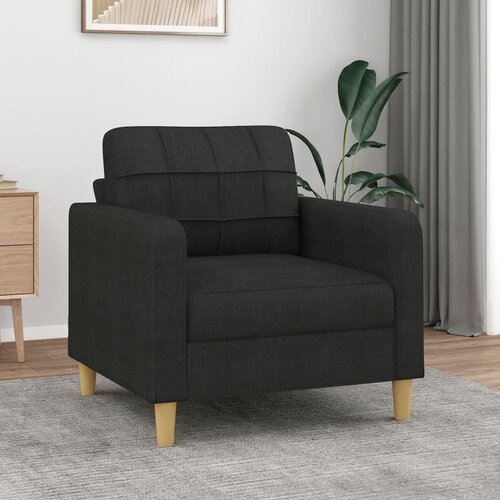 vidaXL Fotelja crna 60 cm Tkanina Cijene