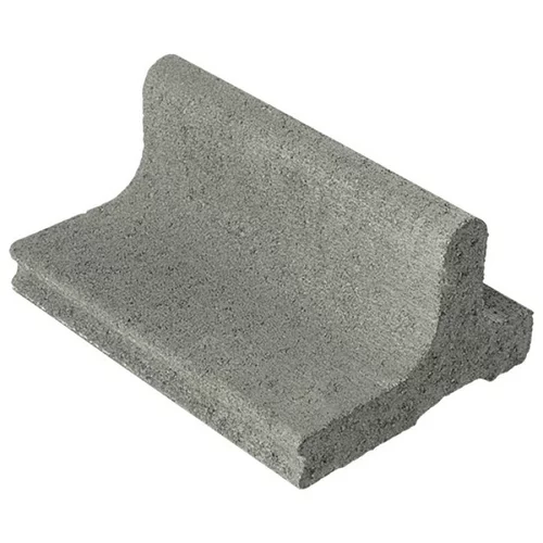  robnik (25 x 18,5 x 12 mm, beton, sive barve)