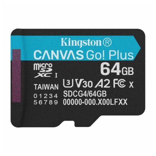 Kingston Memorije kartice SDCG4/64GBSP/Canvas Go! Plus/microSD/200/100MB/s Cene
