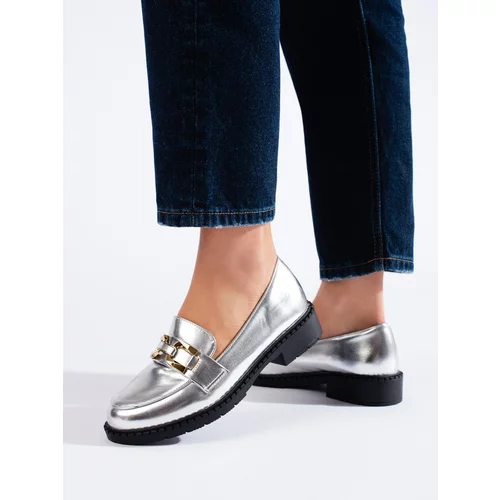 SHELOVET women's silver shoes