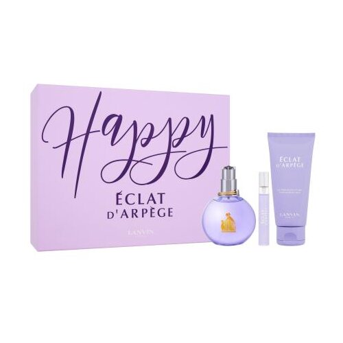Lanvin &amp;Eacute;clat D&amp;acute;Arpege SET1 Set parfumska voda 100ml + losjon za telo 100 ml + parfumska voda 7,5 ml za ženske Slike