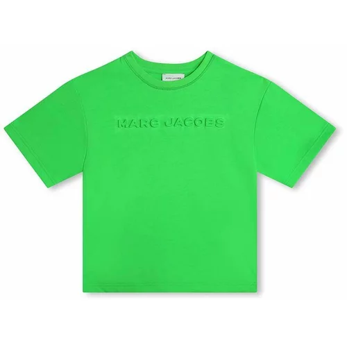 Marc Jacobs Dječja majica kratkih rukava boja: zelena, s aplikacijom