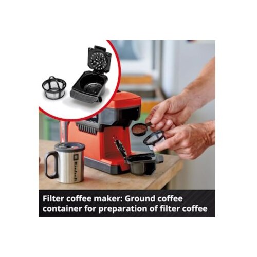 Einhell Aku aparat za kavu TE-CF 18 Li - bez baterije i punjača, (21343504) Cene