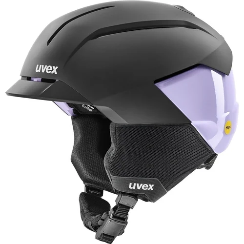 Uvex Levitate MIPS Black/Cool Lavender Mat 54-58 cm Skijaška kaciga