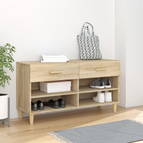 The Living Store Omarica za čevlje sonoma hrast 102x35x55 cm inženirski les - Omarica Za Čevlje, (21434051) Cene