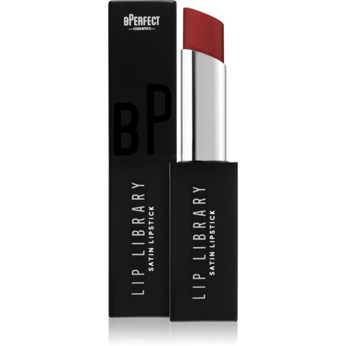 BPerfect Lip Library Satin kremasti ruž za usne nijansa Scarlet 3 g Cijene