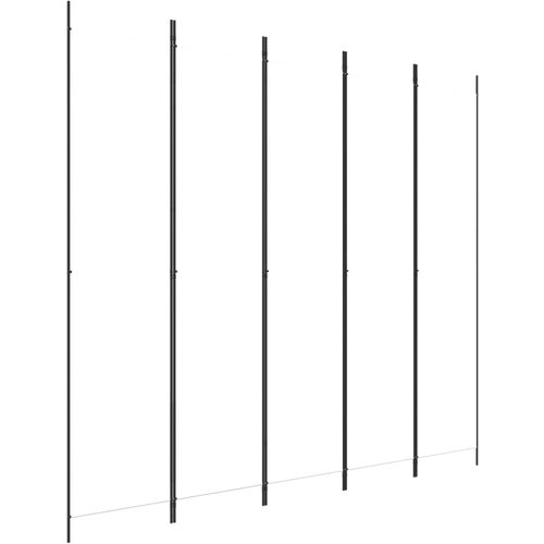 Maison Chic Paravan - Sobne pregrade 5-delni 250x220 cm črno blago, (22111868) Cene