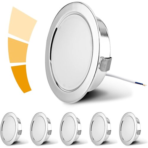 KYOTECH vgradna krom LED svetilka za pohi&scaron;tvo, 4 W, 4000 K, nevtralna bela, zatemnljiva, G4 Cene