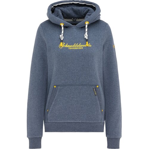 Schmuddelwedda Sweater majica &amp;#039;Travem&amp;uuml;nde&amp;#039; morsko plava / žuta Slike