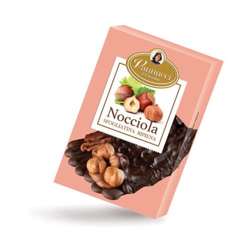 Extra tamna cokolada punjena ljesnicima-Sfogliatine alla Nocciola- Espositore Slike