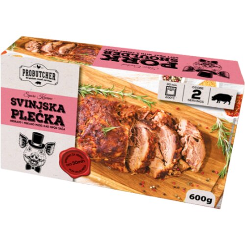 Nepoznato PRO BUTCHER svinjska plećka kao pod sačem 600g Cene