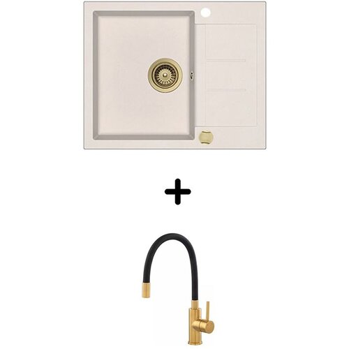  Set Tesa SQT102-AW + slavina Flexy PVD Zlato/Silica Cijene