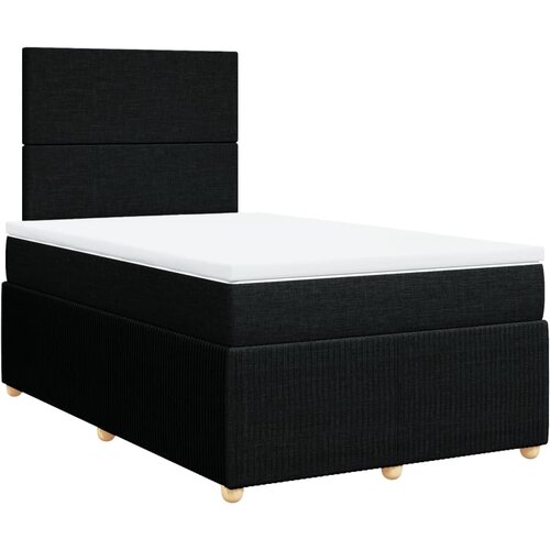 Maison Chic Box spring postelja - Vzmetna postelja z vzmetnico črna 120x190 cm blago SL11548, (21883889) Cene