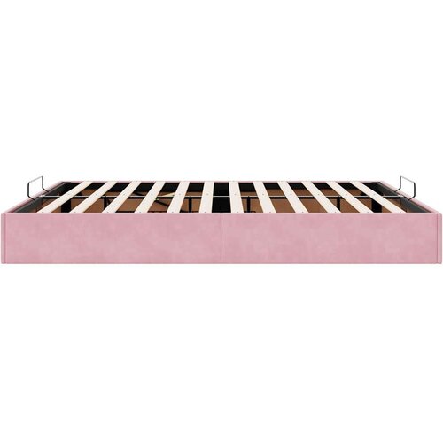 VidaXL Otomanski okvir kreveta bez madraca 90 x 200 cm bar&amp;scaron;unasti Slike