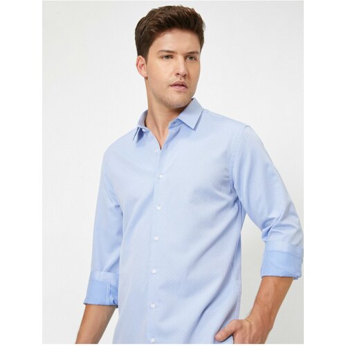 Koton shirt - blue - regular fit Cene