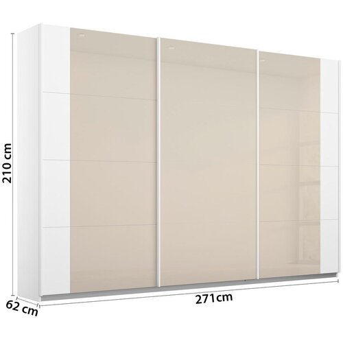 Modern Living Omara Z Drsnimi Vrati Artemis, Bela, Barva &amp;Scaron;ampanjca Slike