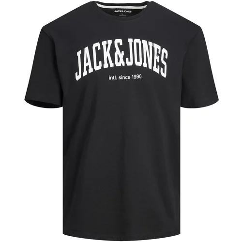 Jack & Jones Majica 'Josh' črna / bela