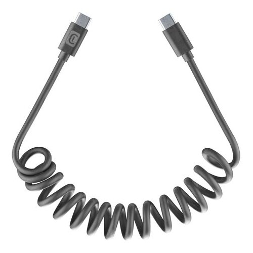 Cellular Line Kabel USB-C na USB-C, Spiralni, 120cm, Crni, (8018080493805) Cijene