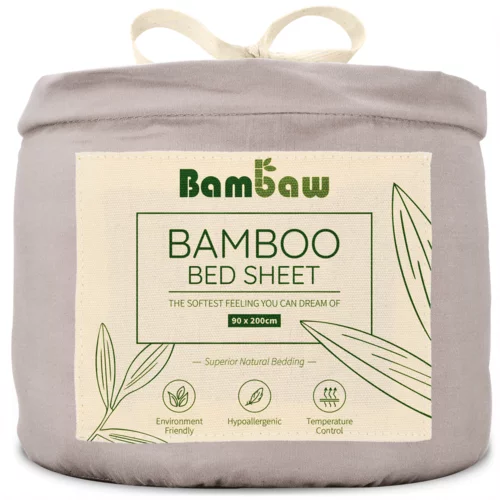 Bambaw Rjuha iz bambusa 90 x 200 cm - Grey