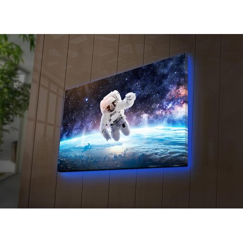 Wallity Zidna slika sa LED osvjetljenjem NASA-003, 45x70 cm Cijene