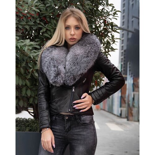 La Force Fashion ženska  kožna jakna kim - crna Cene