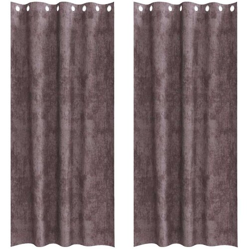  Bar&amp;scaron;unaste zavjese sa zavjesama 2 pcs Smeđa 260 x 140 cm Bar&amp;scaron;un Slike