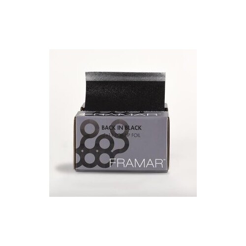 Folija za pramenove Aluminijska Framar Back in Black Reljefna – 97,5 m Cijene