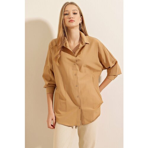 Bigdart Plus Size Shirt - Brown - Regular fit Slike
