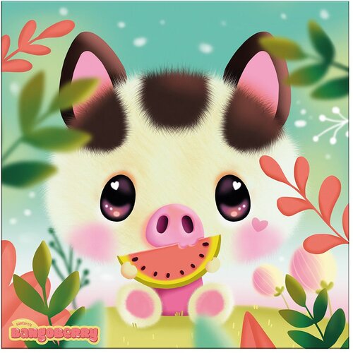  Puzzle Bangoberry Piggy Pig 48 komada Slike