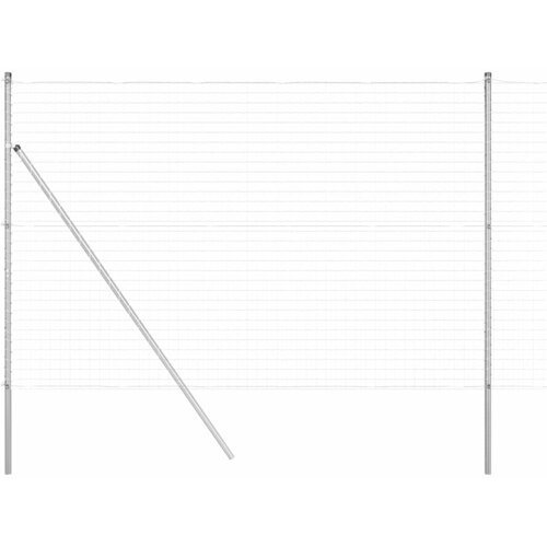 vidaXL Euro Ograda s 7 nosača 1.5x10 m Cinkovani čelik Cene
