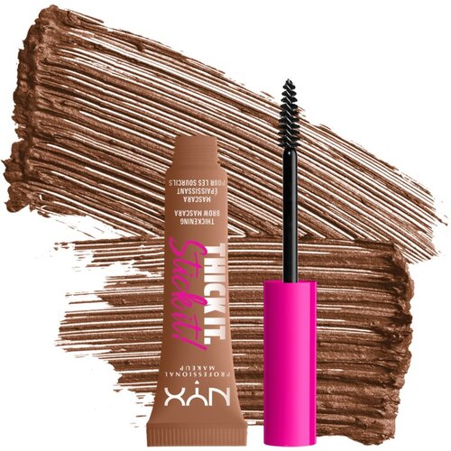NYX Professional Makeup Thick it Stick It Brow Mascara maskara za obrvi odtenek 03 Auburn 7 ml Slike